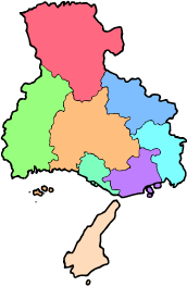兵庫県の対応エリア図